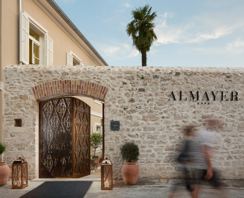 Entrance of Almayer hotel