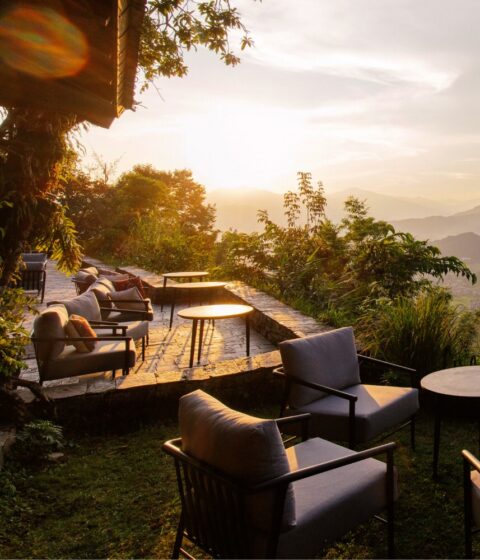 Tiger Mountain Pokhara Lodge in Nepal, Asien
