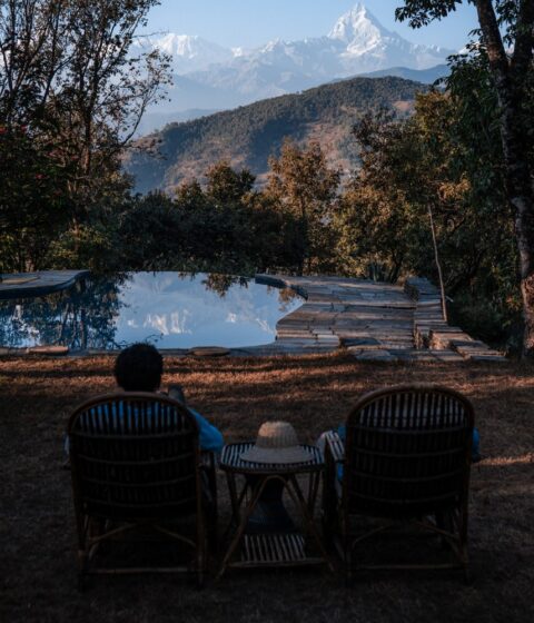 Tiger Mountain Pokhara Lodge in Nepal, Asien