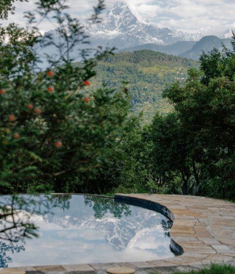 Tiger Mountain Pokhara Lodge in Nepal, Asien
