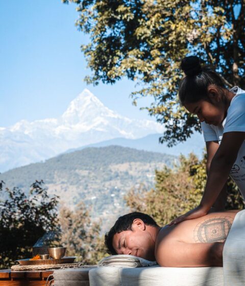 Tiger Mountain Pokhara Lodge in Nepal, Asien