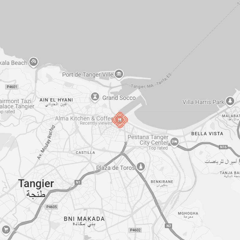Carte Singular Places d'Alma Tanger Kitchen & Coffee au Maroc - Alma Kitchen & Coffee, Maroc
